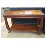 Sofa Table With Carved Embellishments