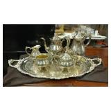 Baroque By Wallace Silver Tea And Coffee Service