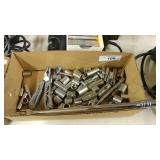 Assorted Sockets, Breaker Bar, Multi-tool
