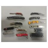 Assorted Knives Including Gerber, Mutlitools