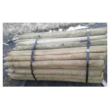 Pressure-treated Posts, 4-5", 7