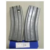 Qty.2- .223 Cal. Magazines