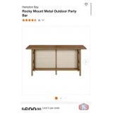 1 pcs; Hampton Bay Rocky Mount Metal Outdoor