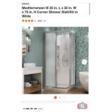 1 pcs; MAAX Mediterranean III 32 in. L x 32 in. W