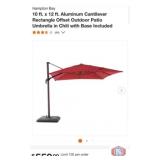 1 pcs; Hampton Bay 10 ft. x 12 ft. Aluminum