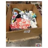 assorted mats , and household items contents on