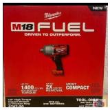 New 2 pcs; Milwaukee M18 1/2" High Torque Impact