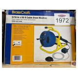 1 pcs; Cobra 5/16 in. x 50 ft. Cable Drum Machine