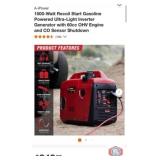 New 1 pcs; A-iPower 1500-Watt Recoil Start