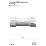 approx 192 pcs; 1 in. x 1 in. PVC Compression