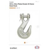 New 55 pcs; Everbilt 3/8 in. Zinc-Plated Grade 43