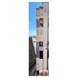 3 pcs; assorted Masonite steel exterior 2 left