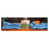 8 pcs; assorted water floaters and Giant sea