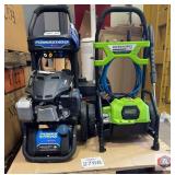 2 pcs; assorted pressure washers, Yamaha power