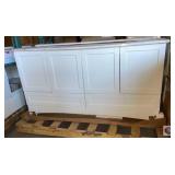 1 pcs; white vanity with 61 in vanity top in