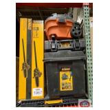 6 pcs; assorted DeWalt, and RIDGID