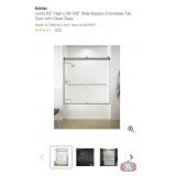 1 pcs; Kohler Levity 62" High x 59-5/8" Wide