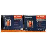 2 pcs; Husqvarna 2300 PSI Electric Powered