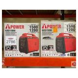 2 pcs; A-iPower 1500-Watt Recoil Start Gasoline