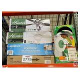 5 pcs; assorted ceiling fans, cyclone air