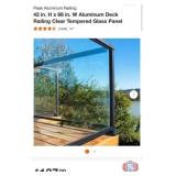 8 pcs; Prak Aluminum Railing 42 in. H x 66 in. W