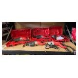 5 pcs; assorted Milwaukee tools