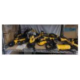 10 pcs; assorted DeWALT tools