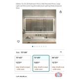 New 1 pcs; ExBrite 72x 36 LED Bathroom Mirror,