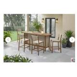 1 set; bar and stools set