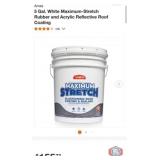 4 pcs; Ames 5 Gal. White Maximum-Stretch Rubber