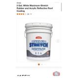 4 pcs; Ames 5 Gal. White Maximum-Stretch Rubber