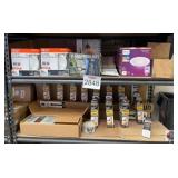 assorted slim recessed lights, Hampton bay, night