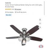 New 4 pcs; Hunter 42 Inch Traditional Builder