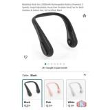 New 28 pcs; Bladeless Neck Fan, 5000mAh