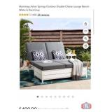 New 2 pcs; Mainstays Asher Springs Outdoor Double