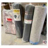 mix 4 pcs; rolls woven garden weed barrier,
