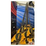10 pcs; assorted DeWALT clamps