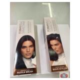 10 sets of 2 pcs   paddle brush and wave styler