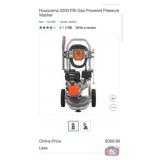 2 pcs; Husqvarna 3200 PSI Gas Powered Pressure