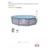 New 2 pcs; avenli Ground Pool Avenli 12 ft. Grey