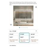 New 1 pcs; ExBrite 72x 36 LED Bathroom Mirror,