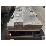 2 pcs; assorted shower left base and left tub