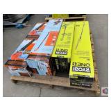 4 pcs; assorted RYOBI and black and decker tools