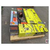 7 pcs; assorted RYOBI and black and decker tools