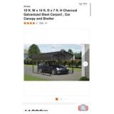 1 pcs; Arrow 10 ft. W x 15 ft. D x 7 ft. H