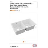 1 pcs; Elkay Quartz Classic 33in. Undermount 2