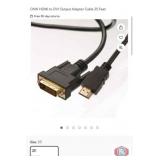 106 pcs; ONN HDMI to DVI Output Adapter Cable 25