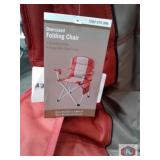 New, OversizedÂFolding ChairÂ red color heavy