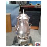 Coffee Urn dispenser with protective wooden