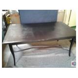 Table wooden table, side table, cabrioleÂlegs,